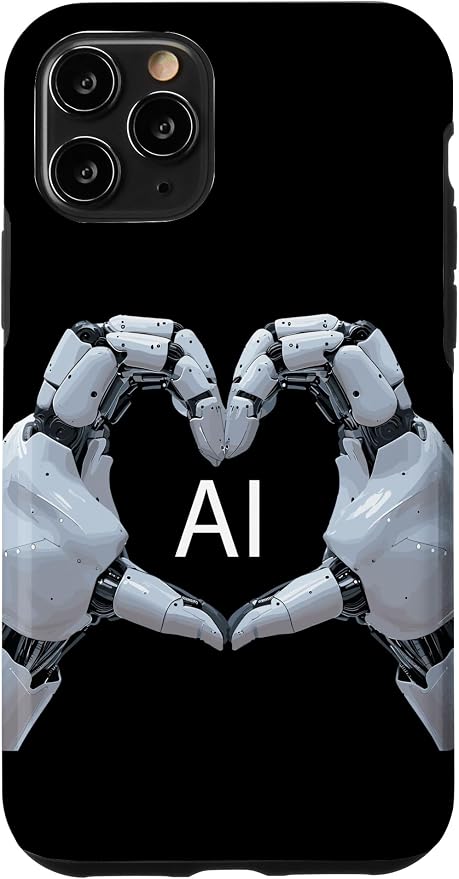 iPhone 11 Pro Love AI, Artificial Intelligence, robot hands Case