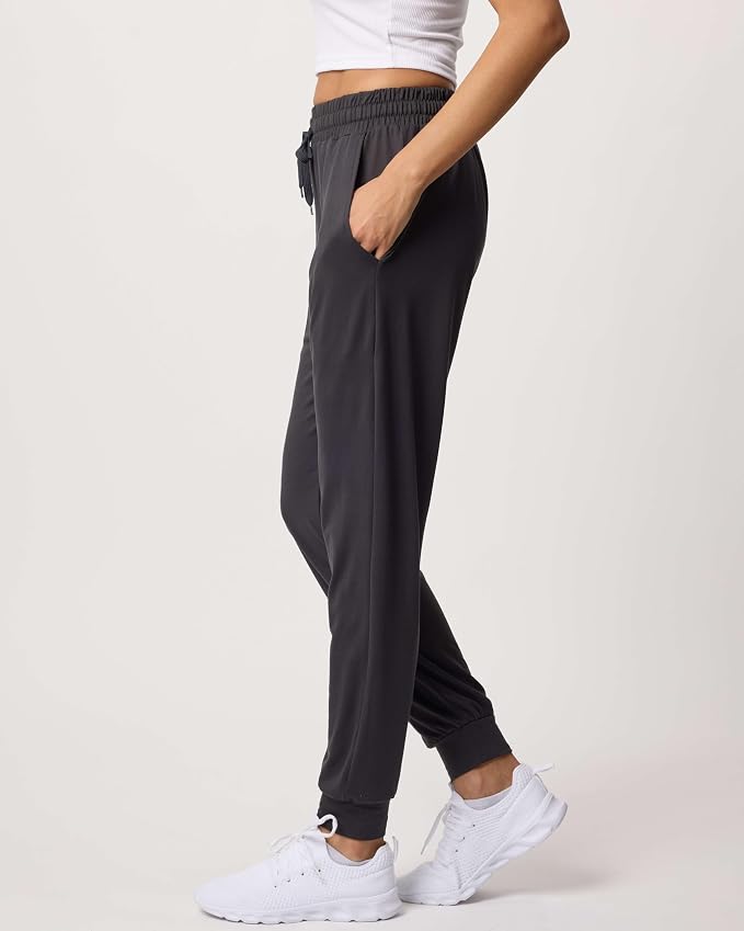 3 Pack Women's Lounge Joggers Sweatpant Active Athletic Yoga Workout Pocket | Available in Plus Size, Ladies Casual, Drawstring Gym Pants, Sleep Bottoms, Hiking, Running, Fitness, Exercise, Pajama, Soft