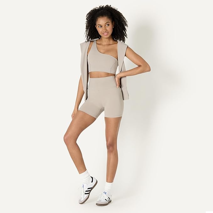 Amazon Essentials Women's Active FormFlex Buttery Soft High Waist Biker Shorts