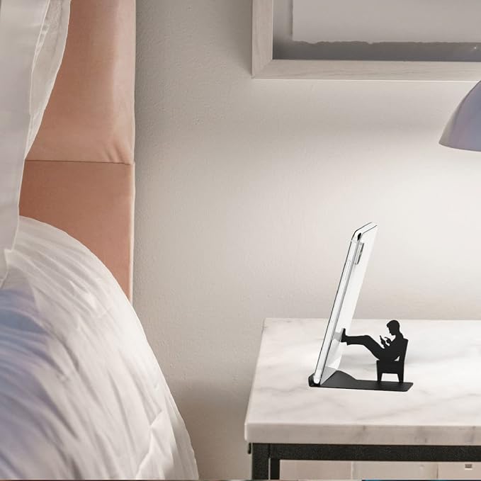Artori Design Cell Phone Stand for Desk - Smartphone Stand for Office or Home - Cute Phone Stand for Recording Watching Videos Gaming or Video Calls - Unique Phone Holder for Tablets and Cellphones