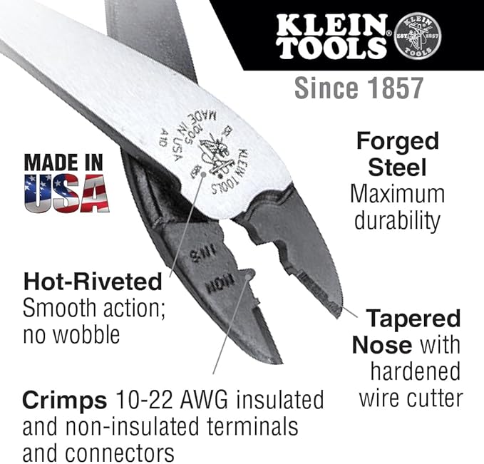 Klein Tools 80141 Hand Tools Kit includes Pliers, Screwdrivers, Nut Drivers, Backpack, and More Jobsite Tools, 41-Piece