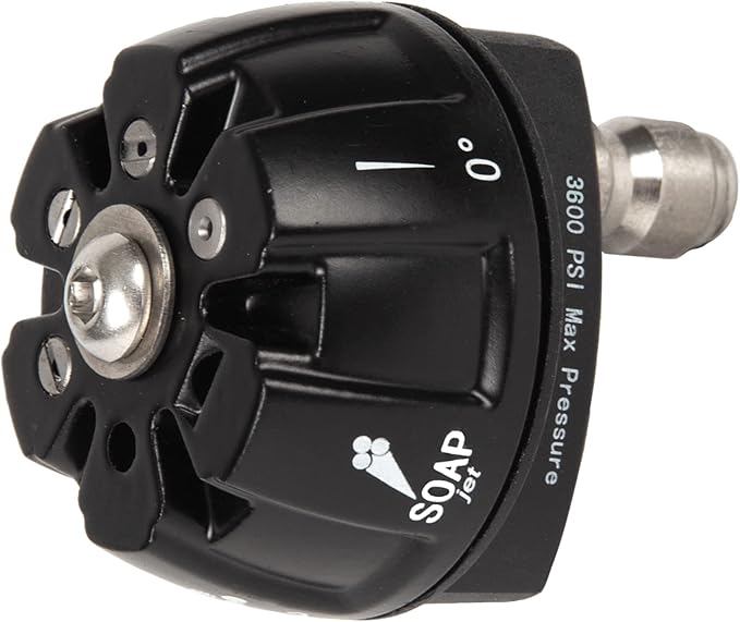 Westinghouse Pressure Washer 6-in-1 Nozzle Attachment - 3600 Max PSI, 1/4” Connector - for Gas and Electric Pressure Washers