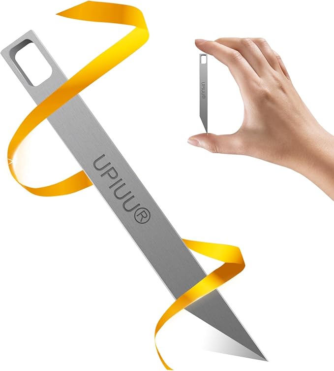 Keychain Pry Bar, Gifts for Men Brother, EDC Gear Multitool with Box Cutter, Cool Stuff, Christmas Stocking Stuffers for Men, Ideal Gifts for Dad Uncle Who Has Everything