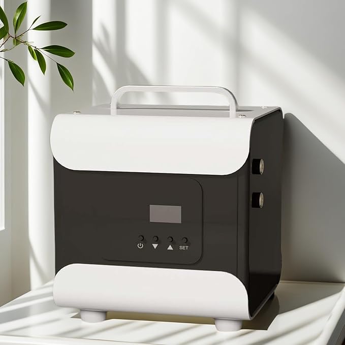 Whole House HVAC Scent Diffuser - 5000 Sq Ft Coverage, Wi-Fi & Bluetooth App Control, 1000ML Hotel Collection, Waterless Cold Air Diffuser for Large Rooms & Commercial Use, Metal Design