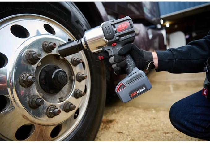 Ingersoll Rand W8191 1" 20V Cordless Impact Wrench Bare Tool, 2000 ft-lb Torque, Friction Ring Thru-hole, Pistol