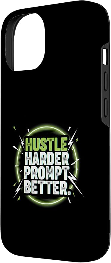 Hustle Harder Prompt Better AI Artificial Intelligence Case for iPhone 14