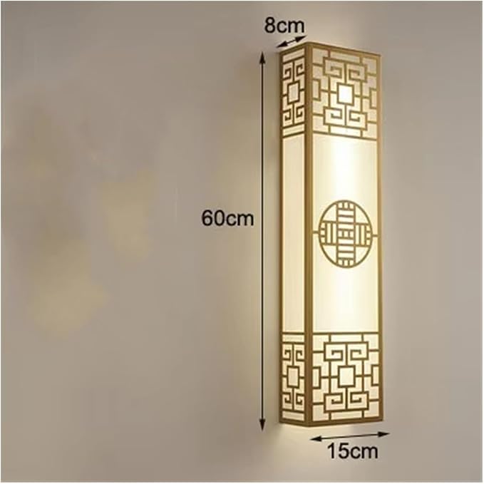 Chinese Style Bedroom Wall Lamp Strip Shaped Zen Background Wall Light Living Room Hallway Stairs Hotel Wall Sconces,Indoor