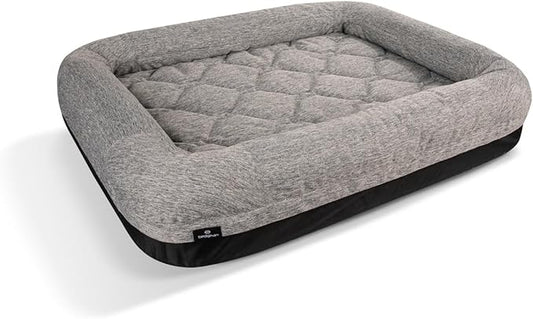 Bedgear Performance Dog Bed - Medium/Large - Durable Pet Bed with Washable Cover - Removable Pad for Travel