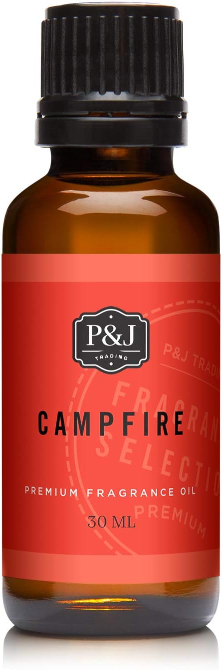 P&J Trading Fragrance Oil | Campfire Oil 30ml - Candle Scents for Candle Making, Freshie Scents, Soap Making Supplies, Diffuser Oil Scents