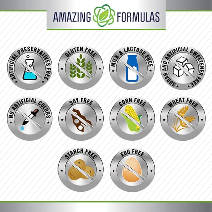 Amazing Formulas Chromium Picolinate Supplement | 1000 Mcg | 120 Tablets | Non-GMO | Gluten-Free | Made in USA