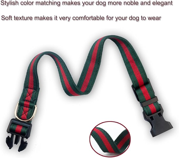 Premium Dog Collar,Safety and Durable Pet Collars，Luxury Fashion Dog Collar Gift for Medium Dogs