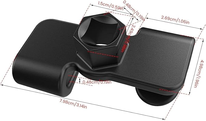 1/2" Drive Wrench Extension Adapter - Indispensable Tool for Garages, Repair Shops, and DIY Projects, Universal Extension for Breaker Bars and Ratchets.