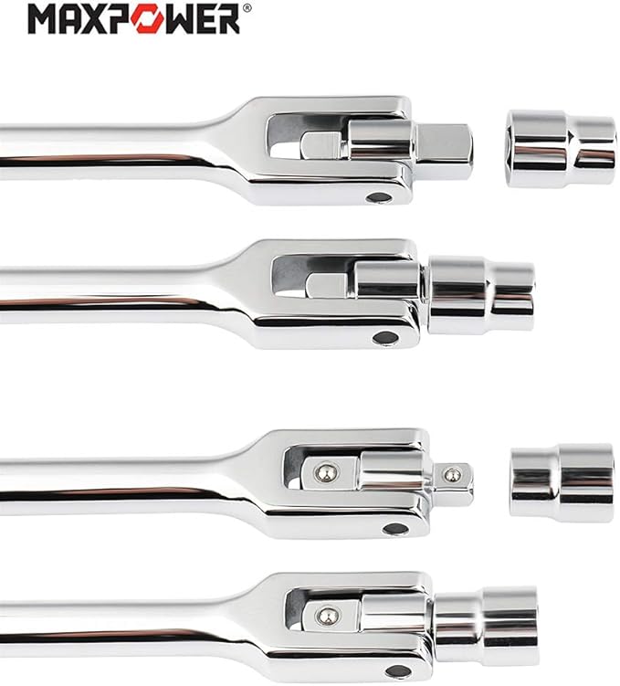 MAXPOWER 1/2-Inch and 3/8-Inch Drive Dual-drive 24-Inch Breaker Bar Flex Handle