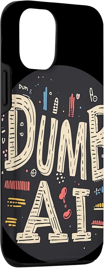 iPhone 15 Dumb AI Stamp Costume Case