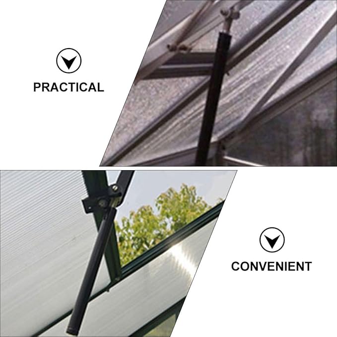 Mikikit Automatic Greenhouse Window Opener Cylinder Replacement Vent Opener for Outdoor Roof Auto Vent Opening Temperature Controlled Patio Farm Use