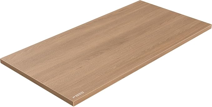 Universal Solid One-Piece Wood Table Top, 55"x28"x1" Workbench Top - Rectangular Particle Board for Standing Desk, Home Office Desk Countertop DlY, Washer Dryer, Coffee, Bar Tabletop