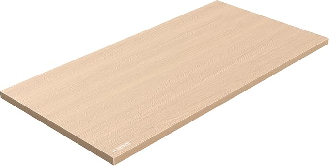 Universal Solid One-Piece Wood Table Top, 55"x28"x1" Workbench Top - Rectangular Particle Board for Standing Desk, Home Office Desk Countertop DlY, Washer Dryer, Coffee, Bar Tabletop