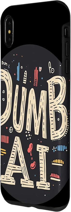 iPhone XS Max Dumb AI Stamp Costume Case