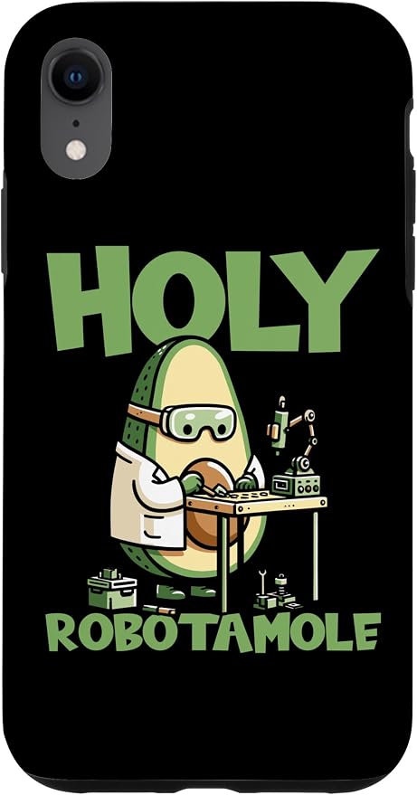 iPhone XR Robots Artificial - Ai Robotics Avocado Holy Robotamole Case