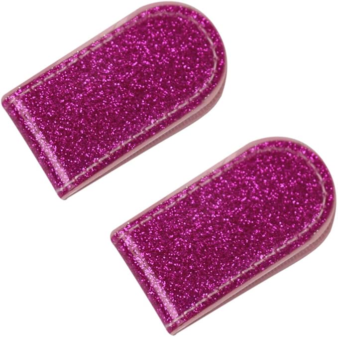 Glitering PVC Golf Hat Clip 2 PCS for Women Golfer