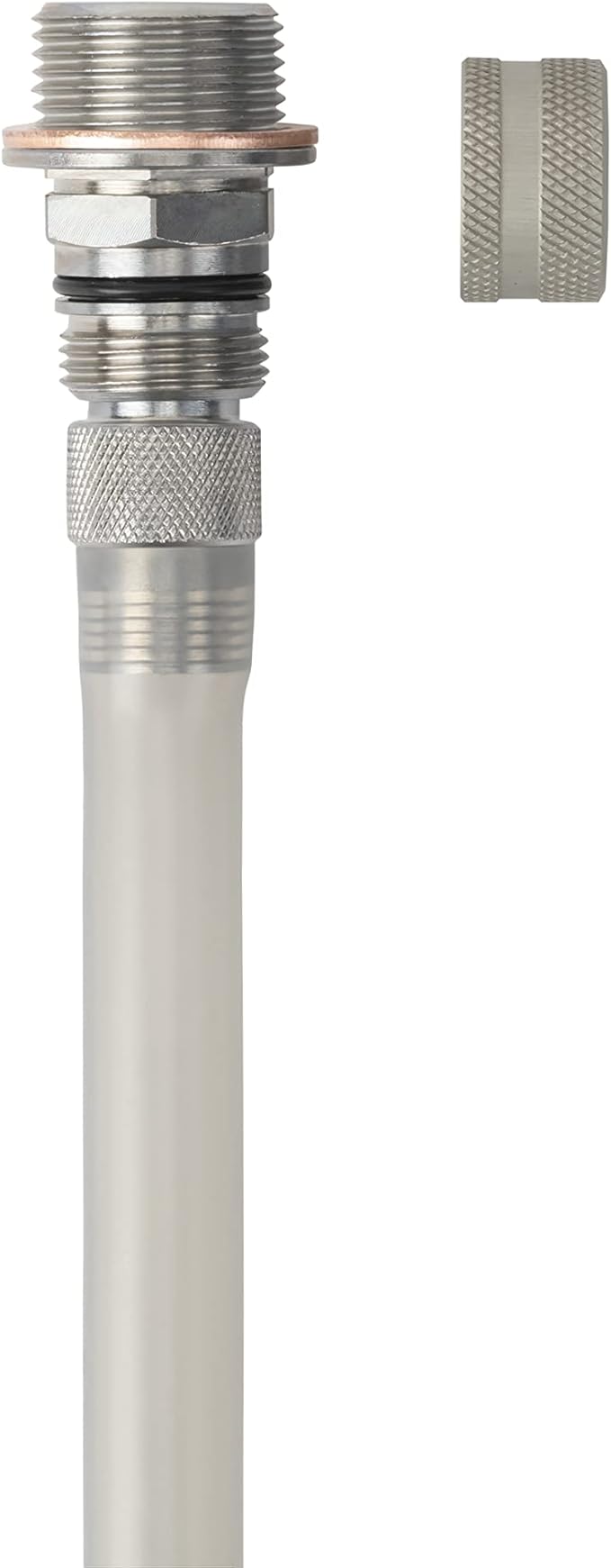 Stahlbus Oil Drain Valve Plug G 1/2 inch-14 = R 1/2 inch = 1/2 inch BSP Steel - CLEAN, EASY, NO TOOL Oil Change - Includes: Oil Drain Plug, Washer, Cap, Connector, Silicone Hose