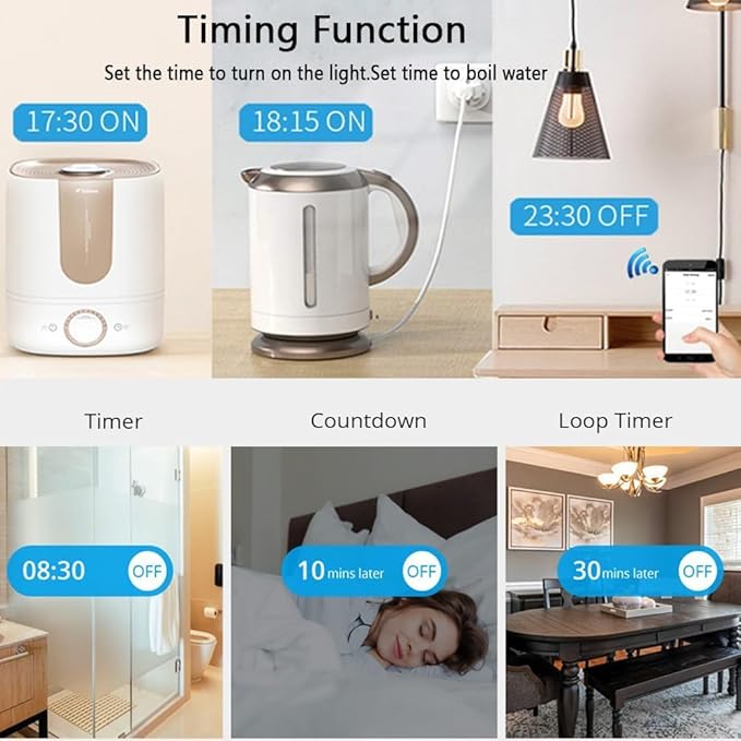 Tuya WiFi Smart Temperature Sensor Controller, 4CH 7-32V Relay Switch, Remote Voice Control, APP Remote Control, Dry Contact, Real-Time Monitoring, Compatible with Alexa and Google Home