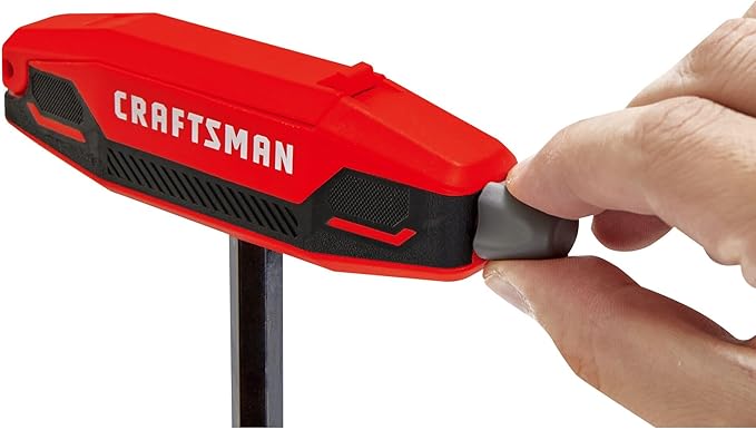 CRAFTSMAN Universal L-to-T Allen Wrench Adapter, Convert Most Sizes of Metric, SAE and Torx l-keys to a T-handle (CMHT26023)