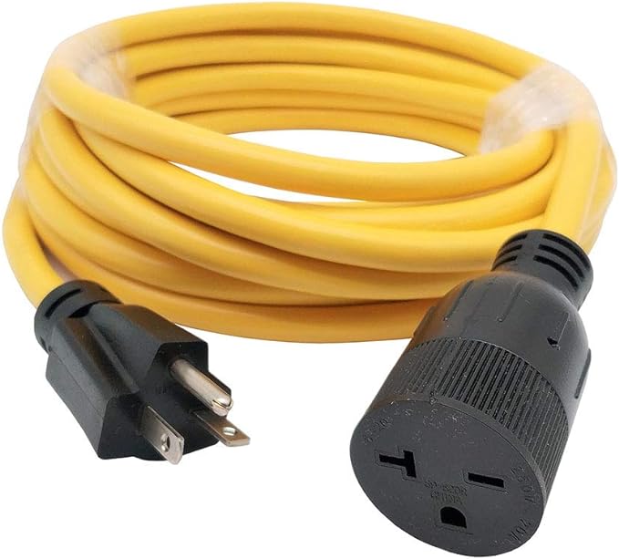 Parkworld NEMA 6-20 Extension Cord 6-20P to 6-20R (T Blade Female Also for 6-15R Adapter) 250V, 20A, 5000W UL Listed (25FT)