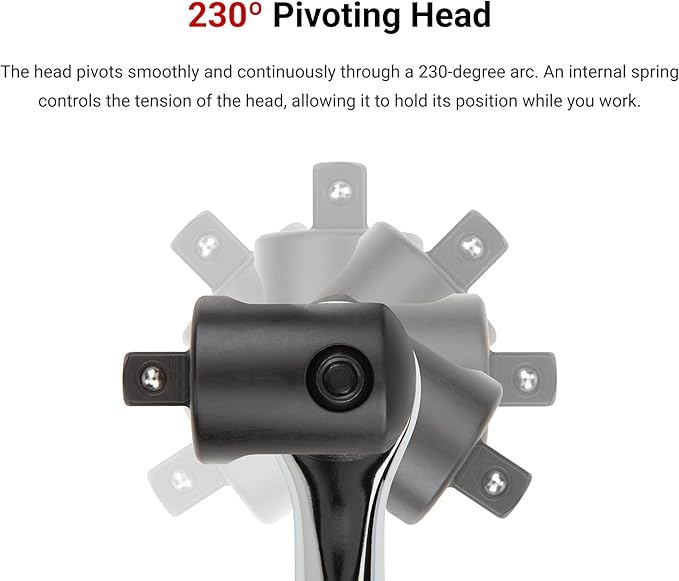 TEKTON 3/8 Inch Drive x 18 Inch Breaker Bar | SBH00118