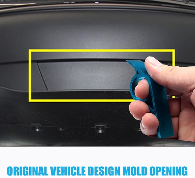 2Pcs Hitch Cover Removal Tool Fit for Tesla Model Y 4 Inch Aluminum Alloy Pry Bar Set Non-Marring Car Trim Removal Prybar Set for Garage Car Repair Shop