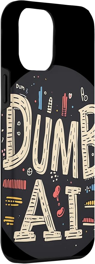 iPhone 14 Pro Max Dumb AI Stamp Costume Case
