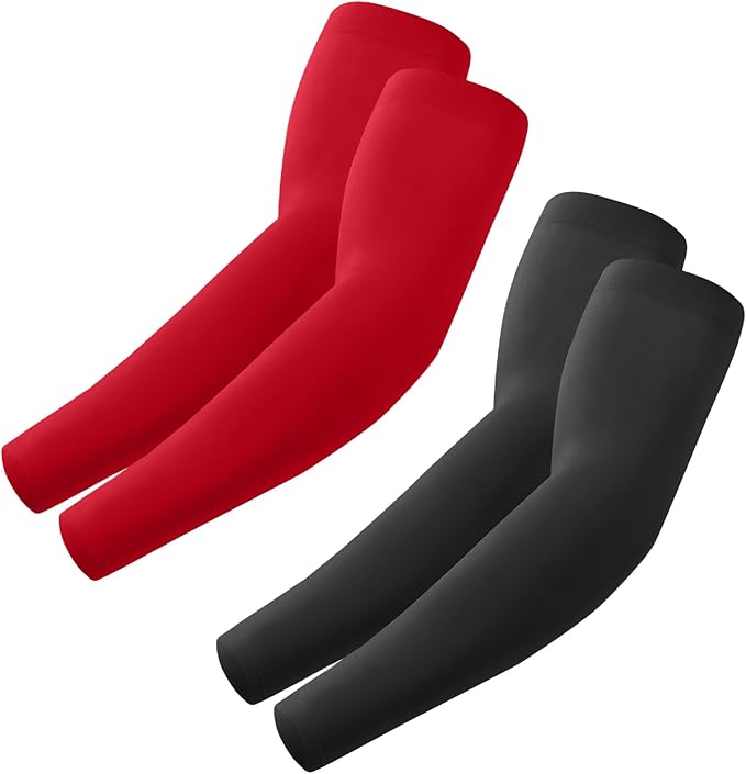 Arm Sleeves, Cooling UV Sun Protection Sports Compression for Men/Women
