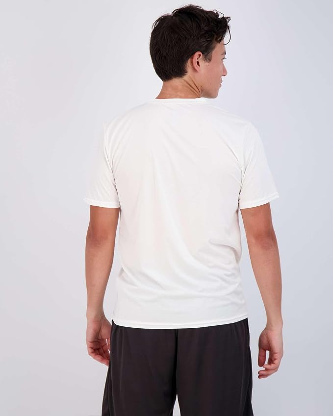 5 Pack Men's Dry Fit V Neck Gym Workout T Shirts Athletic Moisture Wicking | Cooling, Quick Dry, Breathable, Short Sleeve, Exercise, Cycling, Sports, Outdoor, Fitness, Golf, Crossfit, Hiking, Tennis