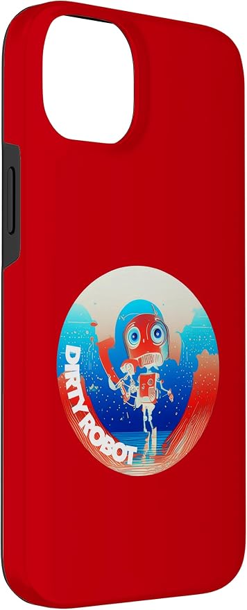Dirty Robot my computer friend brand AI computing code cobot Case for iPhone 14 Plus