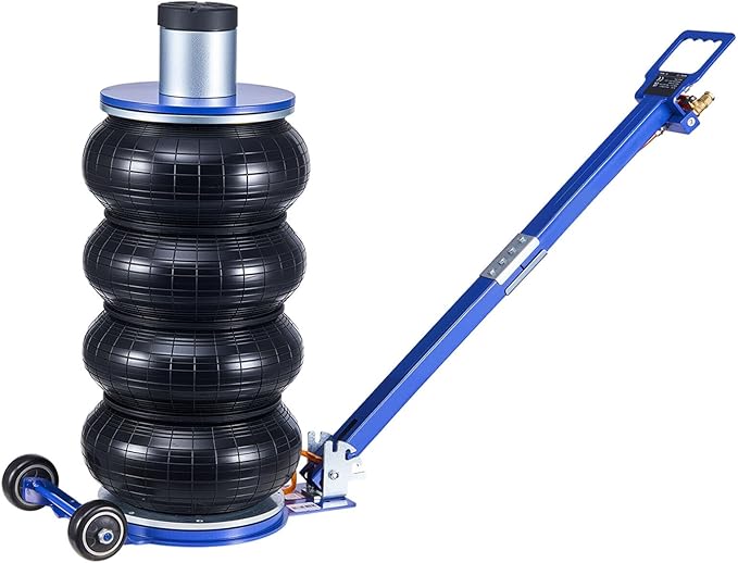 VEVOR Air Jack, 6 Ton/13227 lbs Airbag Jack, Lift Up to 26.5 inch with Heightened Column, Adjustable Handle & Thick Rubber Pad, 2-5 s Fast Lifting Pneumatic for Car, SUV, Pickup Truck Repair, Garage