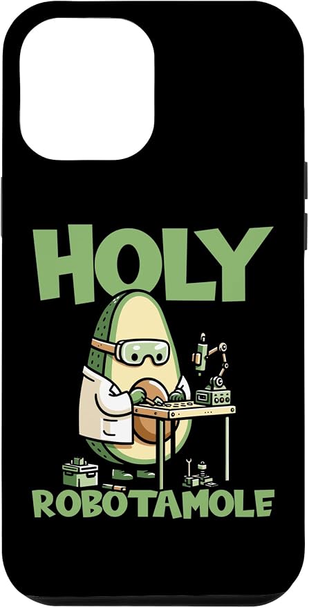 iPhone 14 Pro Max Robots Artificial - Ai Robotics Avocado Holy Robotamole Case