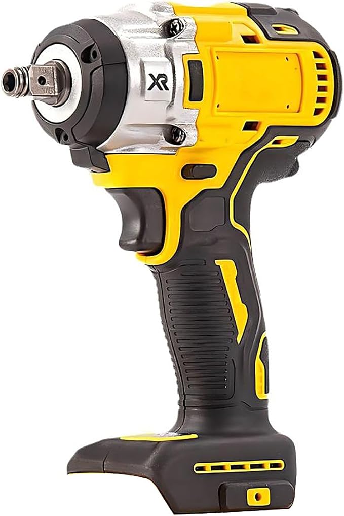 Cordless Impact Wrench 1/2 inch Compatible with Dewalt Battery, 370FT-LBS (500N.m) Brushless Electric Impact Gun Includes LED Work Light, High Torque Impact Driver, Bare Tool Only