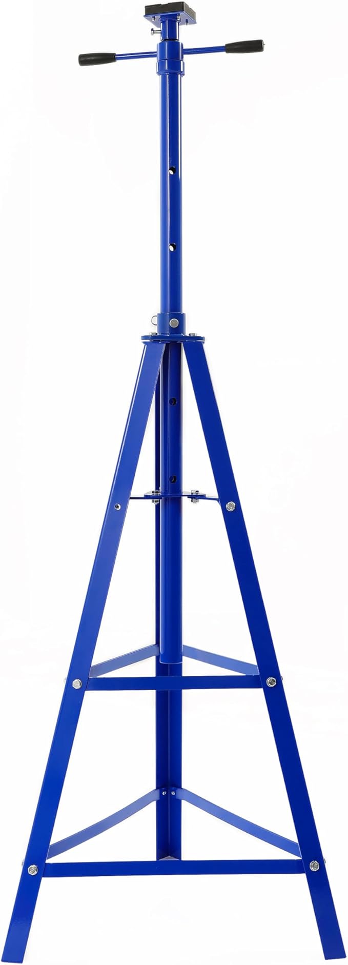 ALMULOO Adjustable Under Hoist Jack Stand for Repair Shops, Garages and DIY 2 Ton Reach Under Hoist Tripod Stand 4500 LBS Load Capacity High Lift Jack Stand 55-5/8" - 79-1/2" Powder Coated Steel