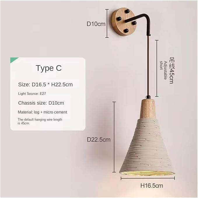Bedroom Wall Lamp Led Bedside Atmosphere Creative Designer Personality Fashion Living Room Background