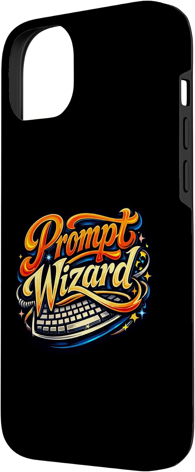 Prompt Wizard AI Retro Keyboard Case for iPhone 14 Plus