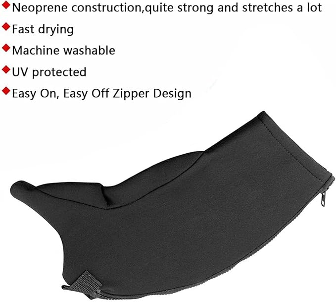 1 PCS Neoprene Cover for Hi-Lift Jack & Other Farm Jacks, Neoprene Jack Cover Lift Jack Protective Cover, Thick Reliable, Waterproof