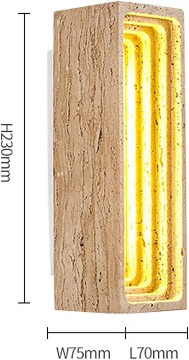 Atmosphere Background Decorative Light Modern and Simple Living Room Bedroom Staircase LED Wall Lamp,Natural Style