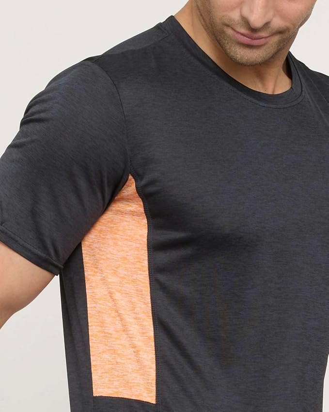 5 Pack Men's Dry Fit Short Sleeve T-Shirt Gym Workout Athletic Running Tee | Cooling, Moisture-Wicking, Crew Neck, Quick-Dry, Breathable, Active, Exercise, Fitness, Basketball, Cycling, Hiking, Tennis