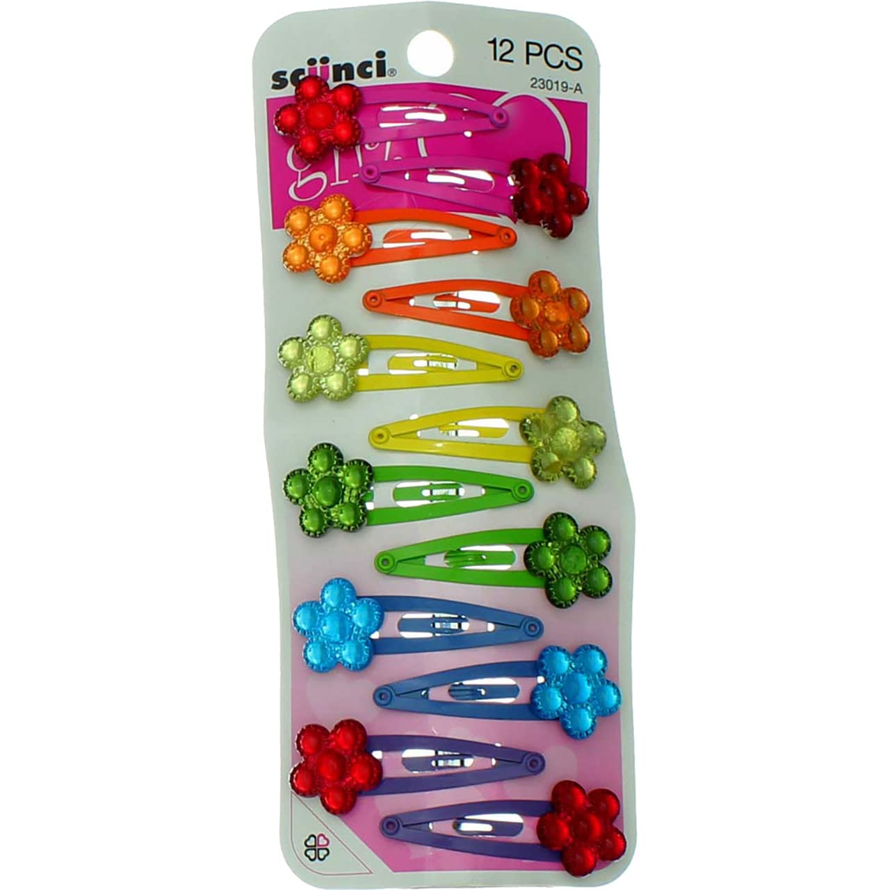 Scunci 12Pk Girl Flower Clippi,Conair Corporation,2301903A04