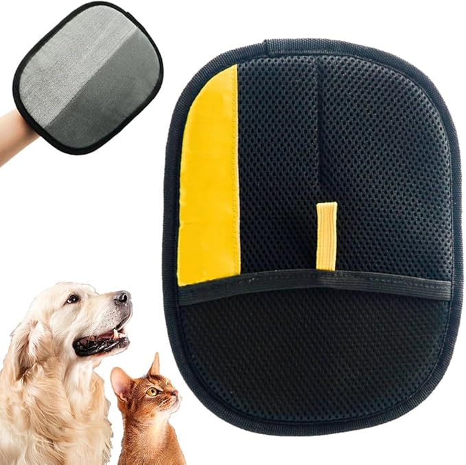 soputry Pet Hair Remover Gloves, 2025 New Electrostatic Gloves Pet Hair Glove Reusable Cat Grooming Hair Mitt Glove