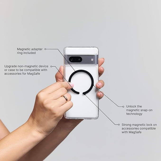 Humanoid Heart Funny Cute Embodied AI Bot Robot Being Fan PopSockets PopGrip for MagSafe