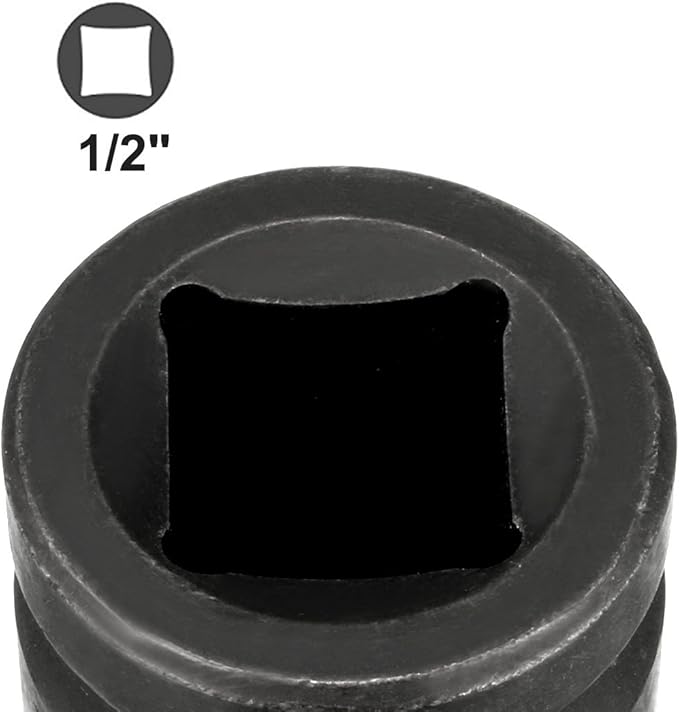 uxcell 1/2" Drive (Female) x 3/4" (Male) Impact Socket Adapter for Use with Air Impact Wrenches, Breaker Bars, Ratchets, CR-MO Steel