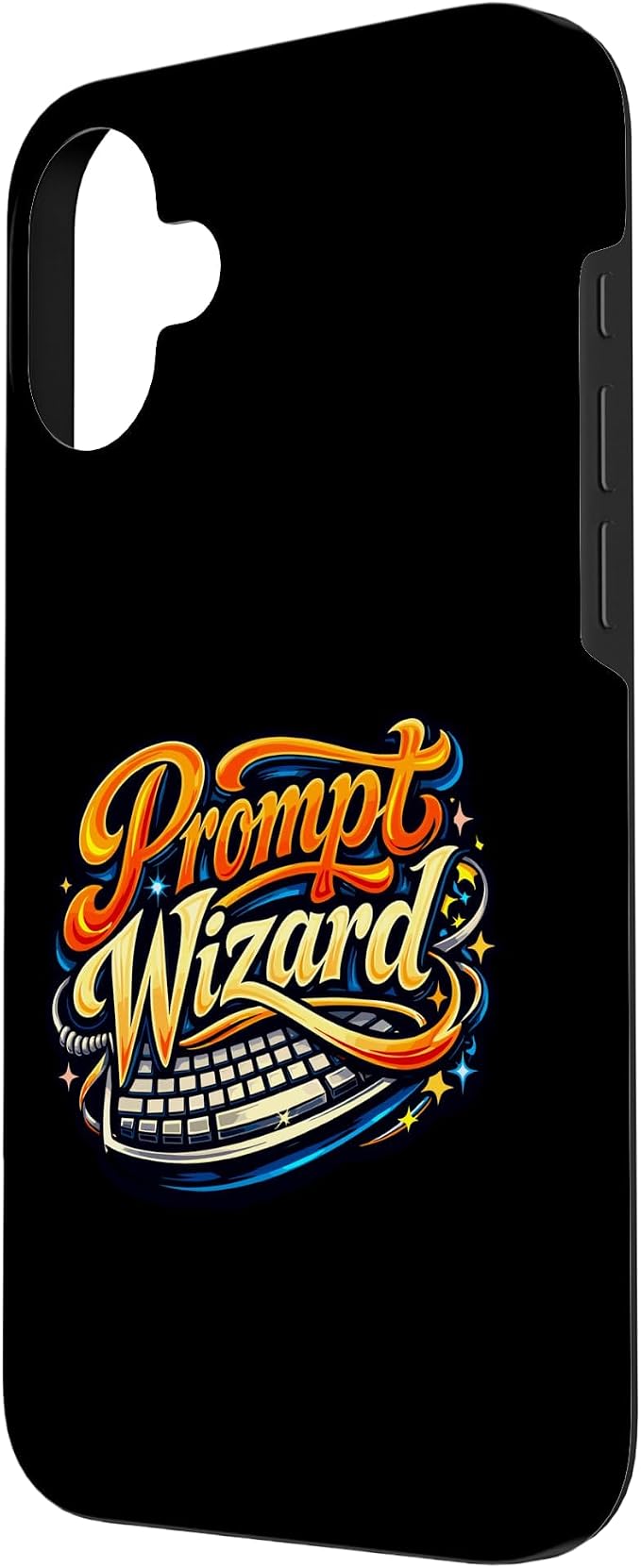 Prompt Wizard AI Retro Keyboard Case for iPhone 16 Plus