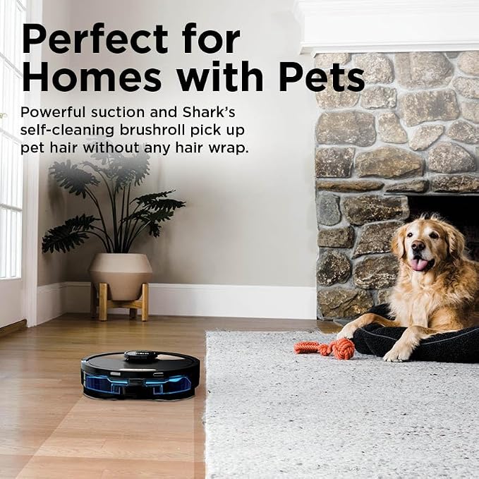 Shark Matrix Plus Robot Vacuum and Mop,UR2650WS | Sonic Mopping, Matrix Clean, CleanEdge, HEPA 30-Day Self-Empty Base, 360° LiDAR Mapping, Self-Cleaning Brushroll, Wi-Fi