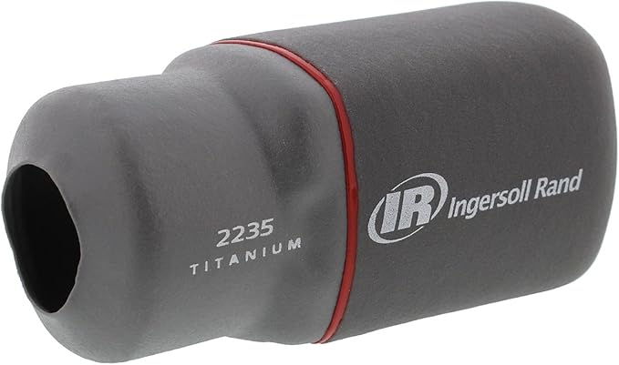 Ingersoll Rand 2235TiMAX Drive Air Impact Wrench, 1/2 Inch & 2235M-BOOT Premium Tool Boots fits 2235 Series - Grey